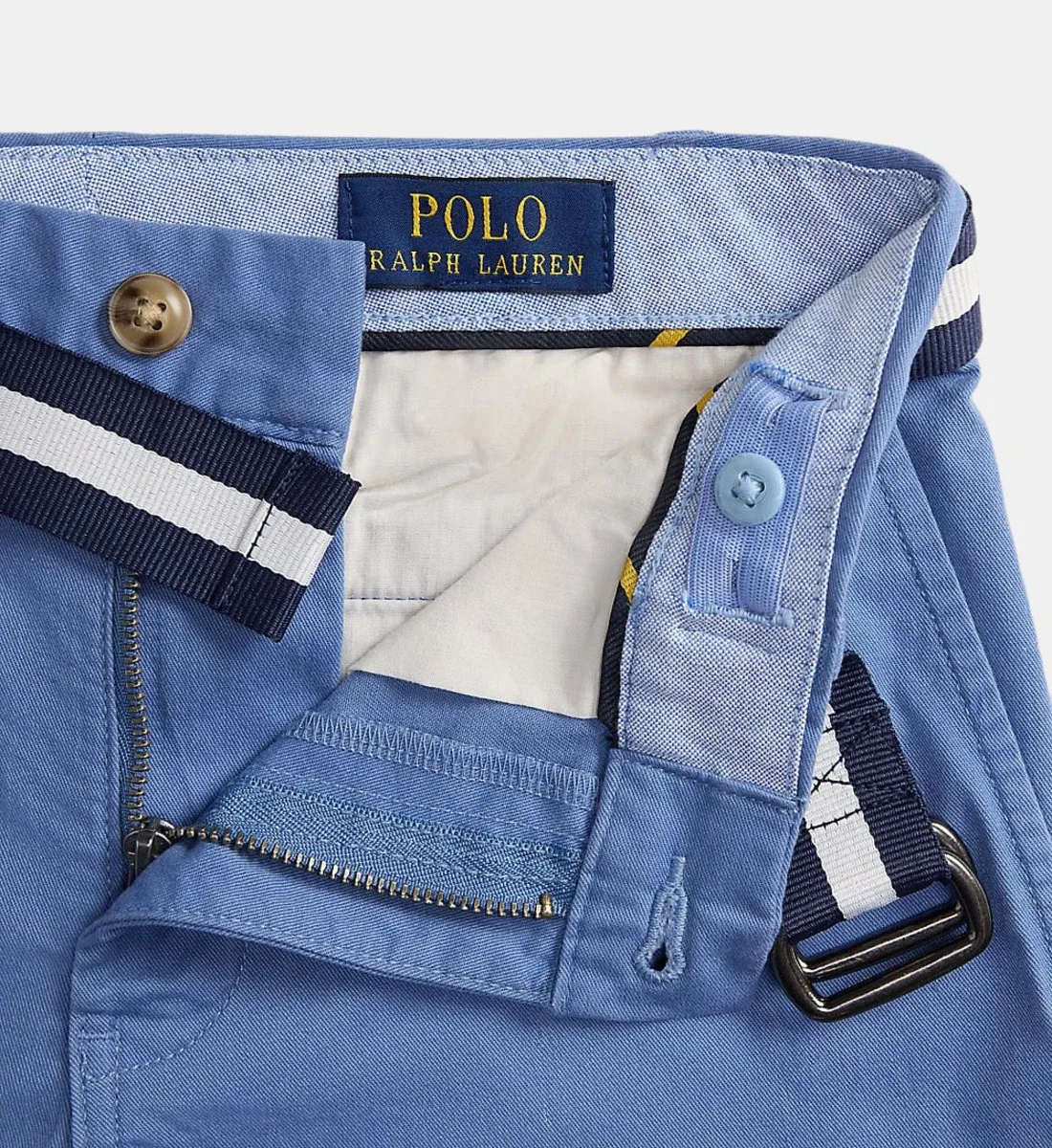 Шорты чинос классические Polo Ralph Lauren, голубой — фото 3