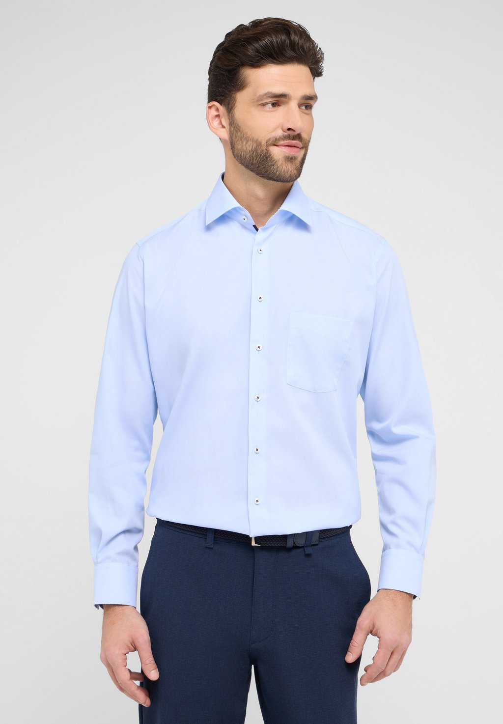 

Элегантная рубашка ORIGINAL MODERN FIT Eterna, светло-голубой