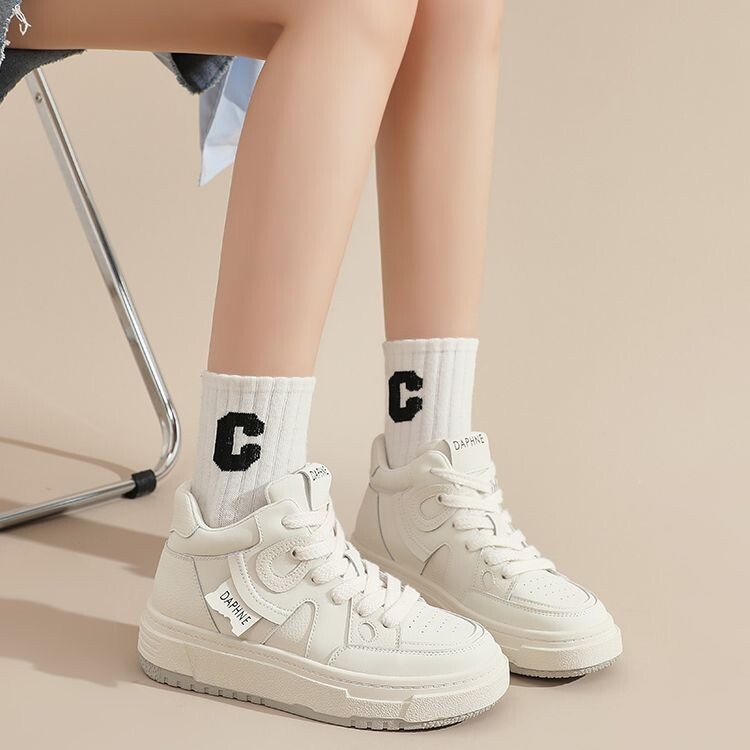 Кеды DAPHNE Skateboard Shoes Women's High-Top — фото 4