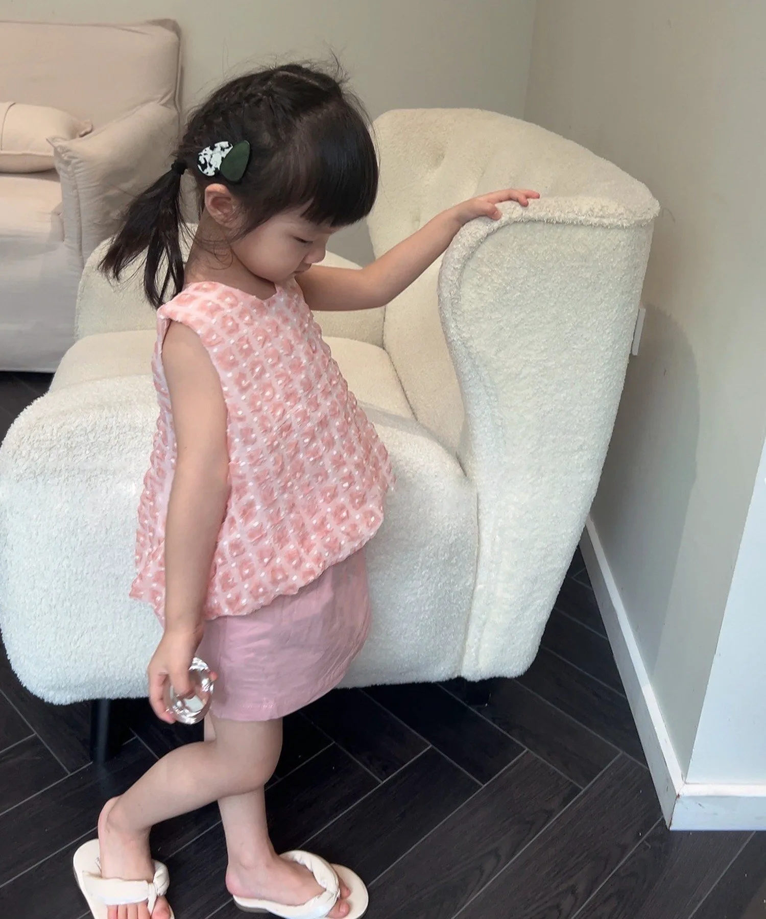 Трапециевидная юбка Aimoha Kids, pink