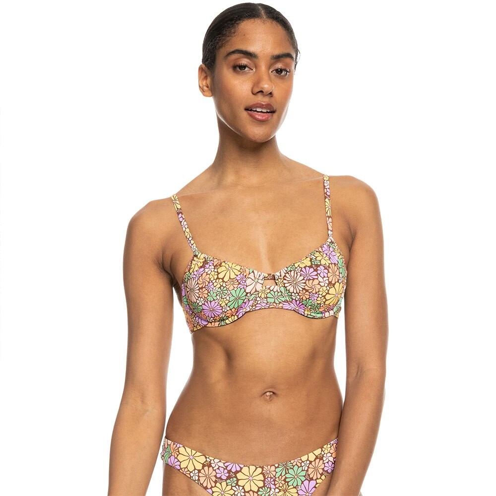 

Топ бикини Roxy All About Sol Uw, разноцветный