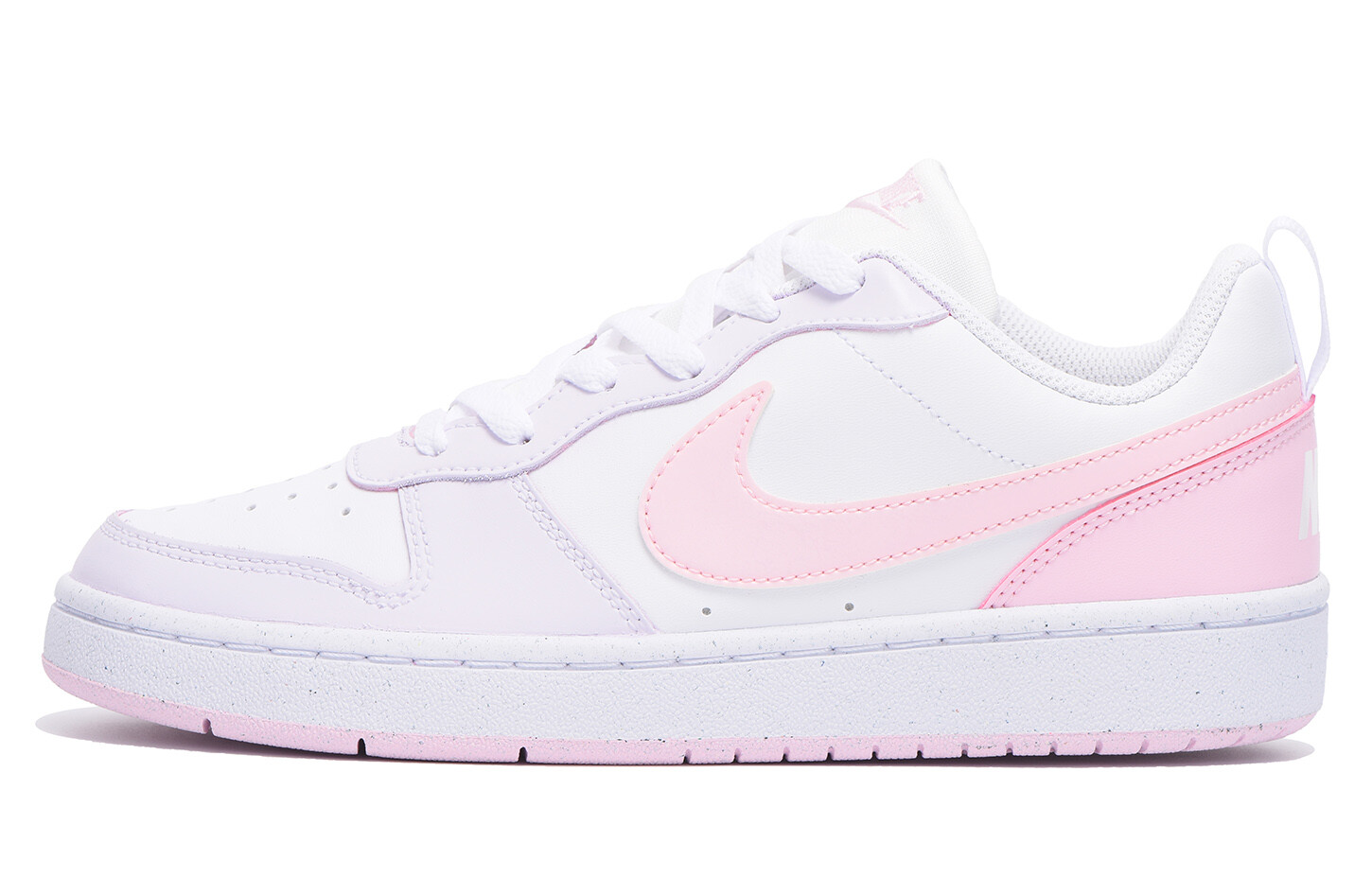 

Кроссовки Nike Court Borough Skateboard Shoes Women's Low-Top White Pink, Розовый, Кроссовки Nike Court Borough Skateboard Shoes Women's Low-Top White Pink