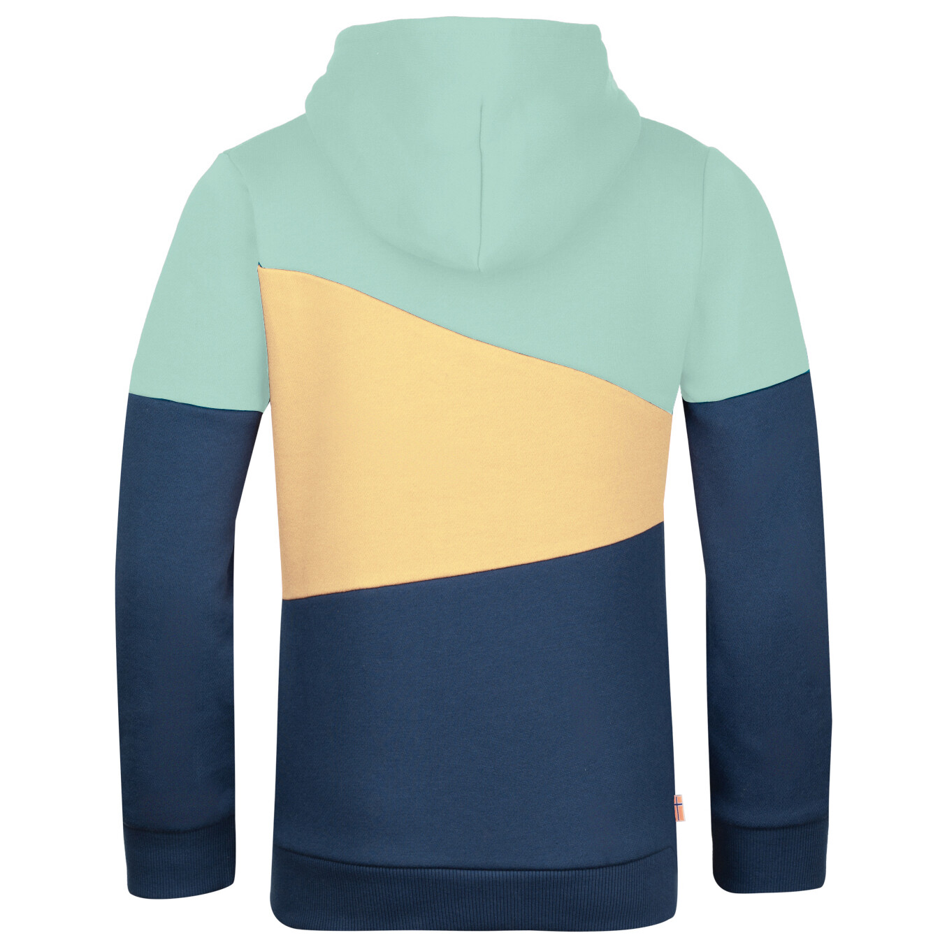 Толстовка с капюшоном Trollkids Kid's Alesund, цвет Chestnut/Steel Blue/Black — фото 2