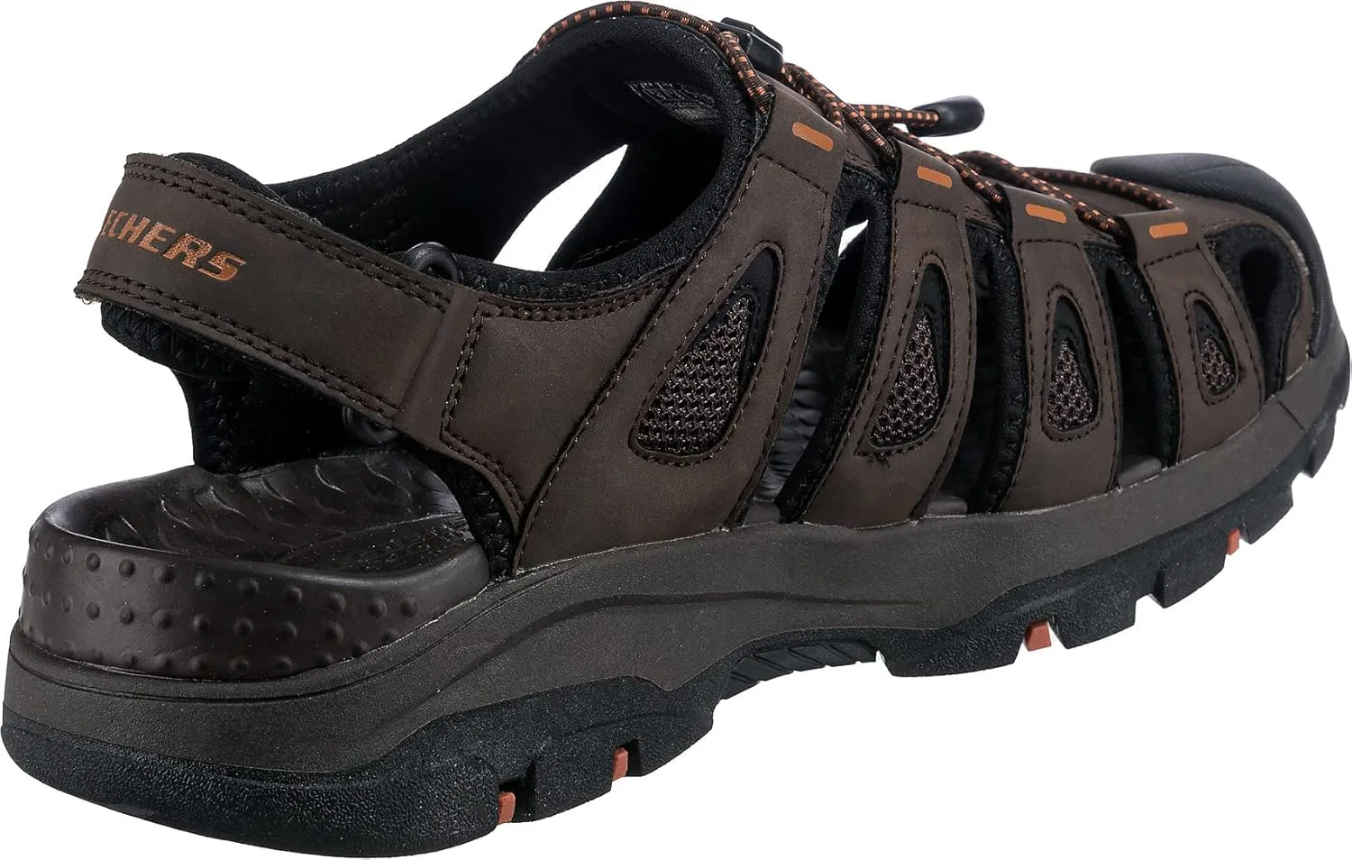 Сандалии на скользящей подошве Skechers, серый — фото 4