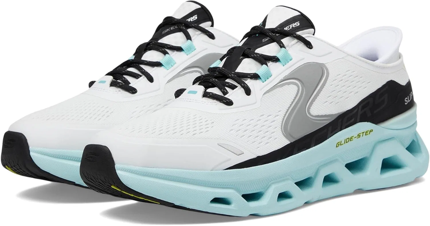 Skechers Slip-ins: Мужские кроссовки Glide-Step Altus Hands-Free, белый/синий — фото 2