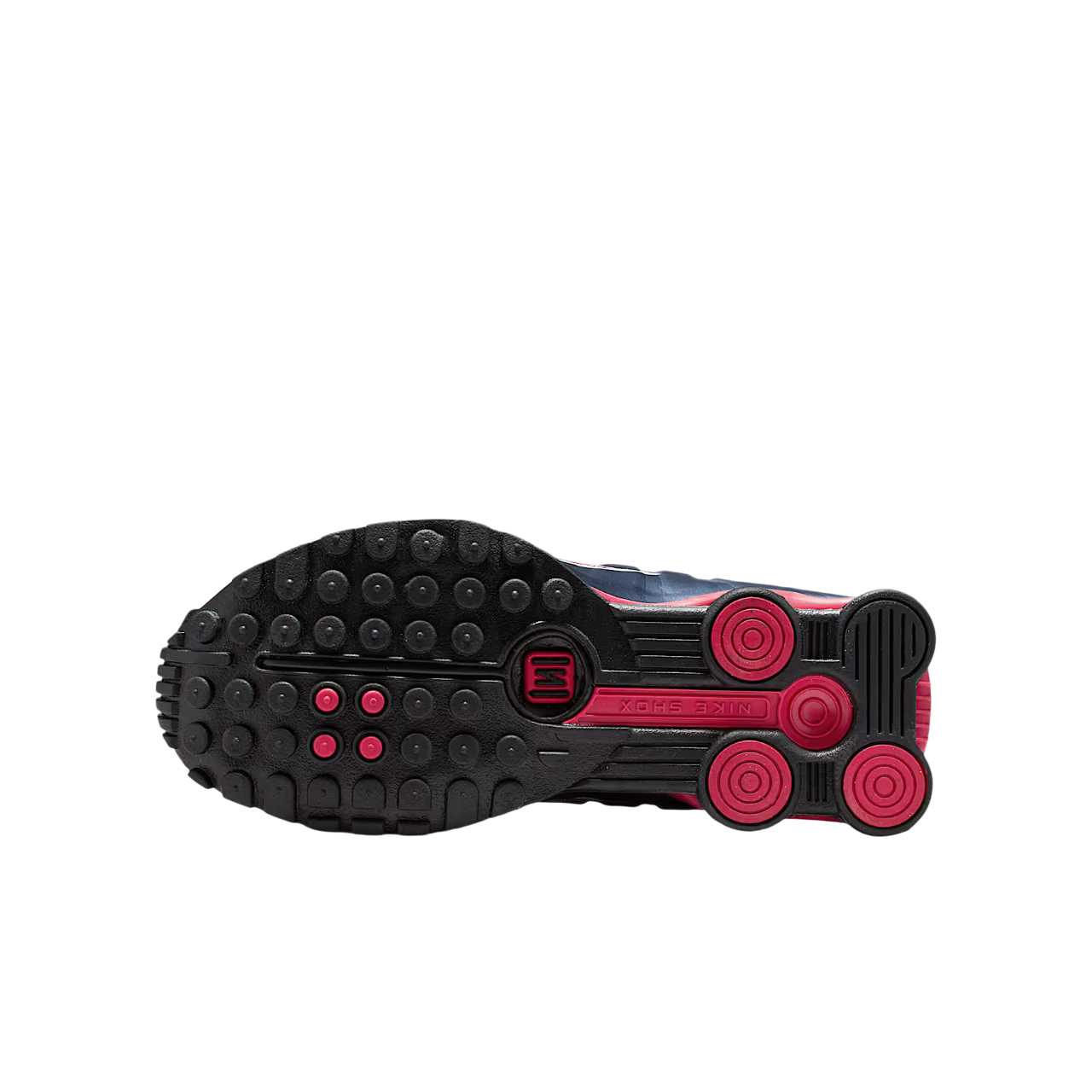 Детские кроссовки Shox R4 для подростков Nike, темно-синий — фото 4