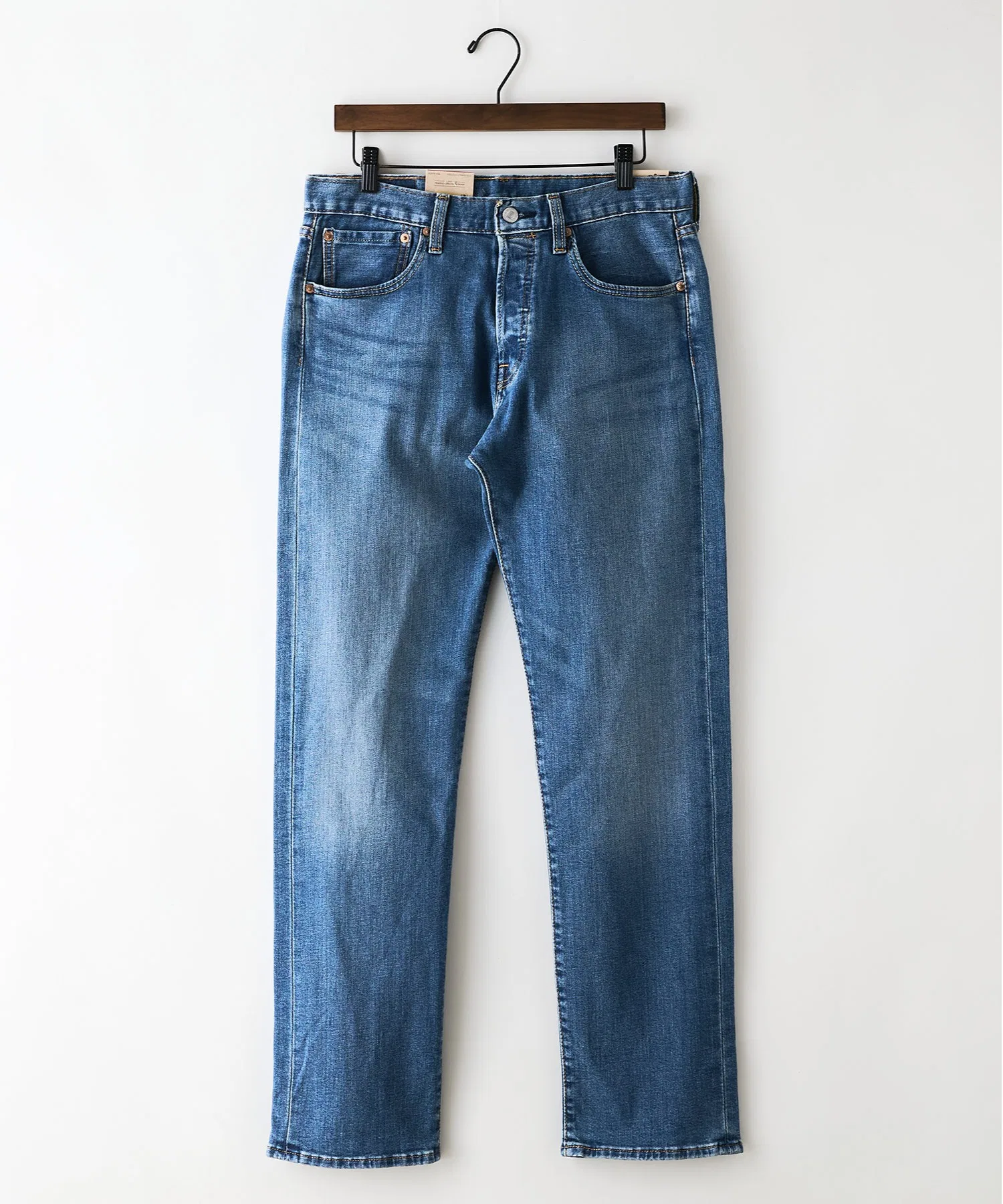 [LEVI'S] [Вечная классика] Джинсы Levi's 501 Original Fit Straight Leg Stretch Denim — фото 2