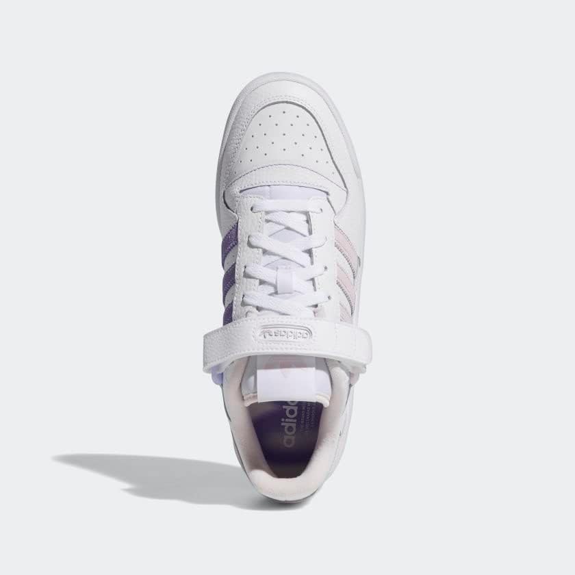 Мужские кроссовки adidas Forum Low, белый/фиолетовый/розовый/светло-фиолетовый — фото 2