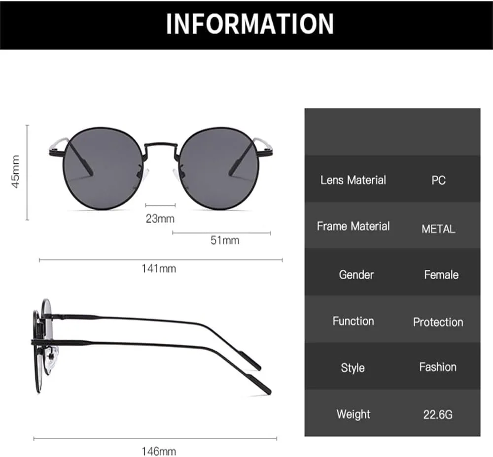 

Винтажные круглые солнцезащитные очки, модные женские и мужские солнцезащитные очки с градиентным переходом цвета, ретро-очки из сплава KTUCN, Golden Tea