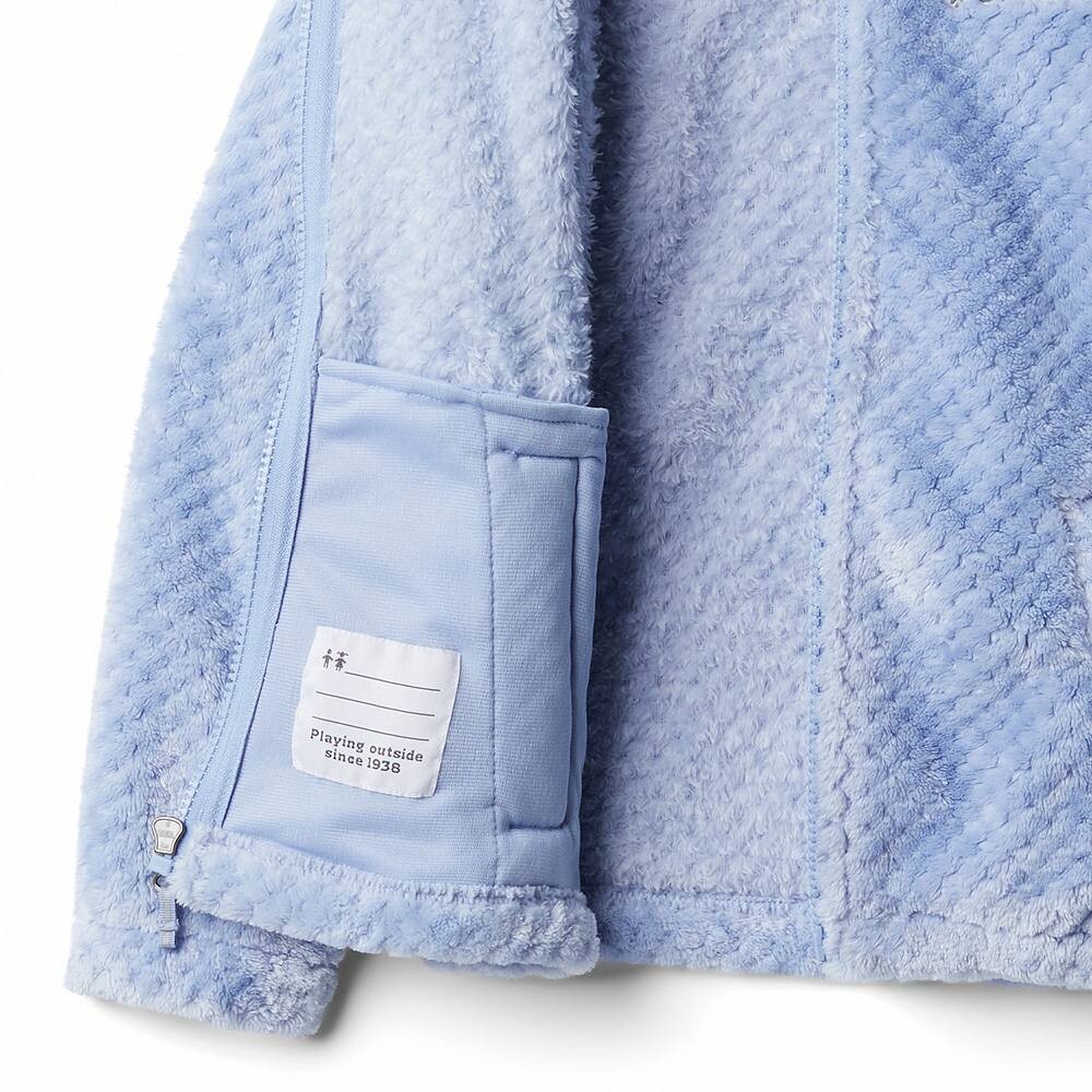 Куртка Columbia Fireside Sherpa с молнией во всю длину для девочек 4–20 лет, цвет Satin Pink — фото 3