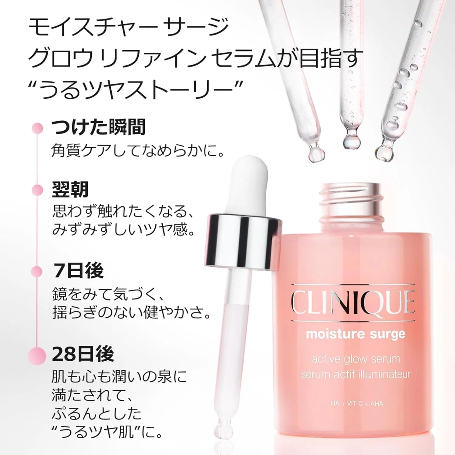 Сыворотка Clinique — Для лица Moisture Surge Grow Refine Serum, 50 мл — фото 4