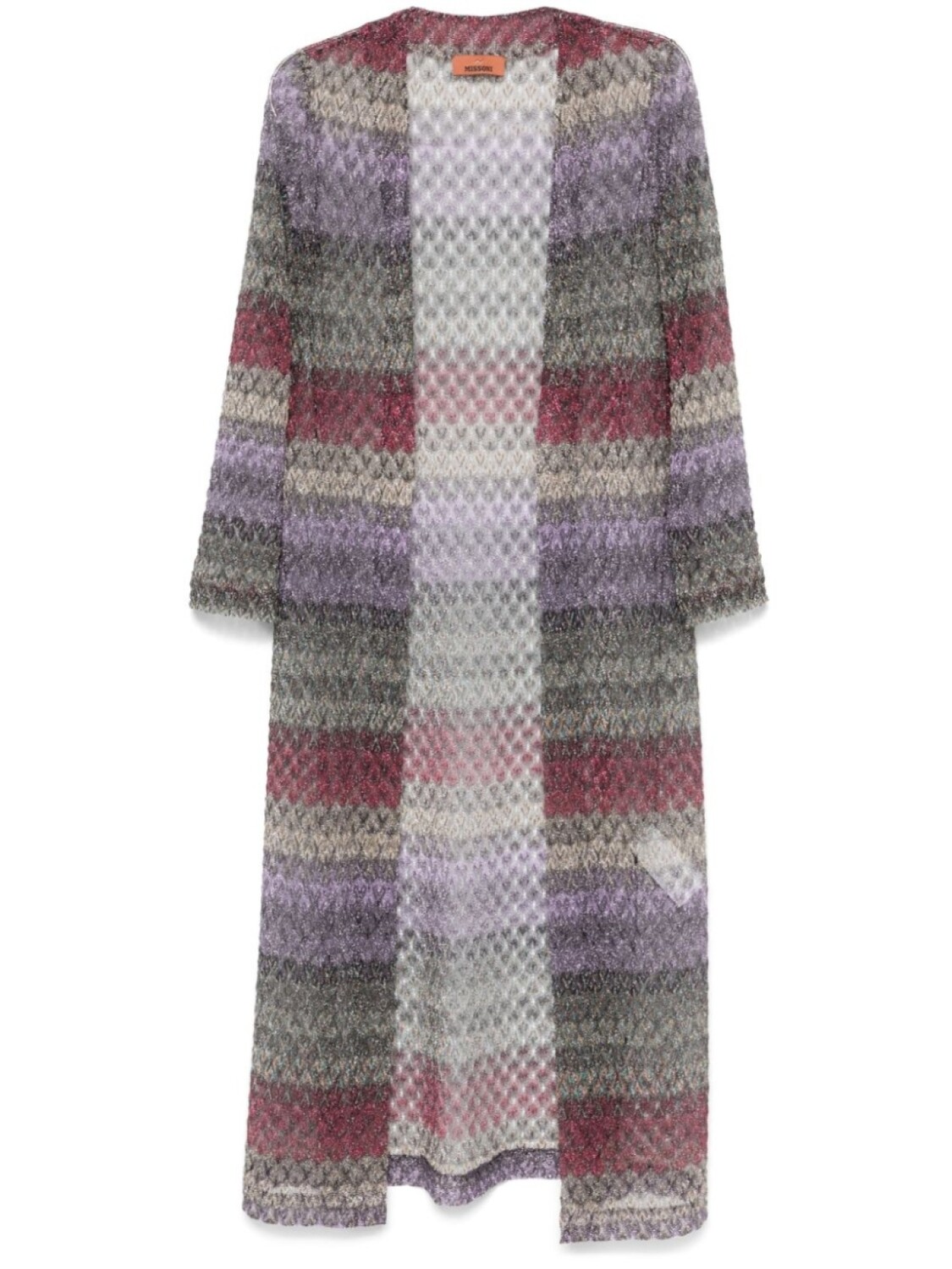 

Missoni кардиган в полоску, фиолетовый