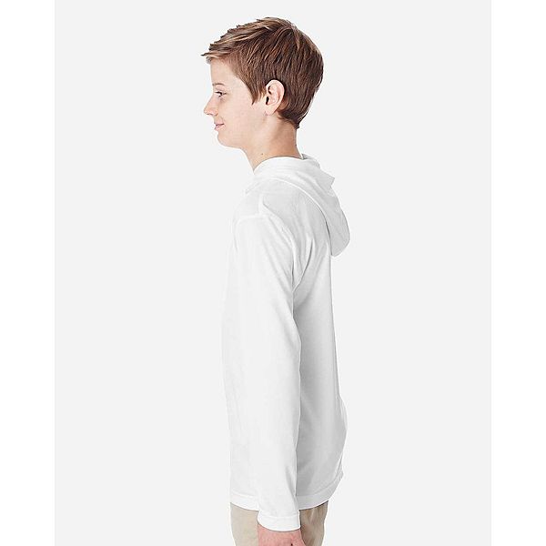 Футболка с капюшоном Youth Zone Performance Team 365, Sport Graphite — фото 3