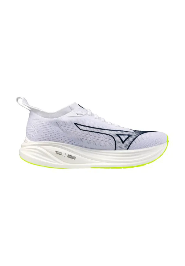 Кроссовки для бега по шоссе neo zen 2 Mizuno, White/Estate Blue/Lightning Yellow — фото 4