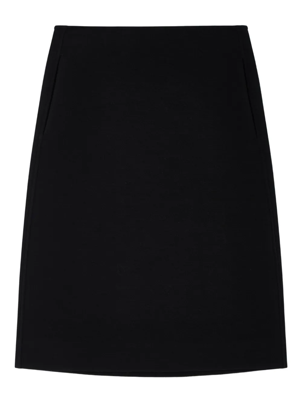 

Прямая юбка с карманами JIL SANDER, черный