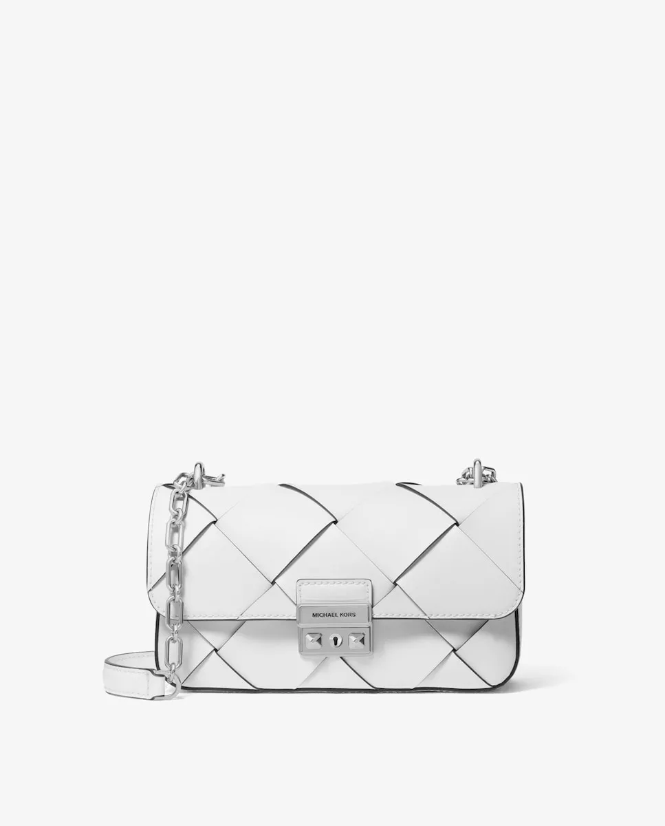 

Женская кожаная сумка через плечо Tribeca Michael Michael Kors, белый