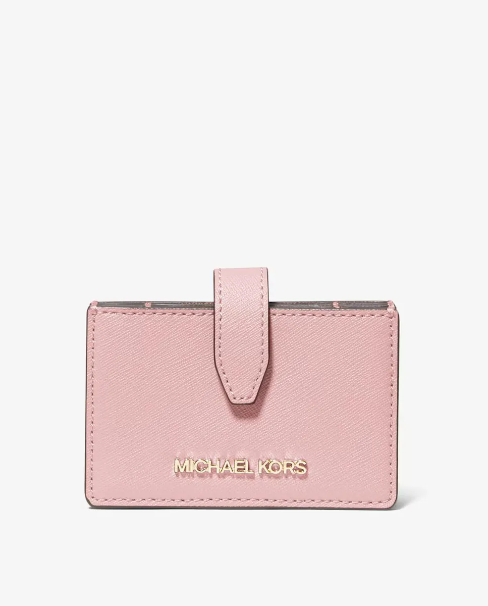 

Женская визитница Jet Set из сафьяновой кожи Michael Michael Kors, розовый