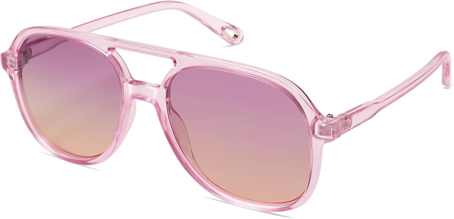 

Солнцезащитные очки-авиаторы SOJOS в стиле ретро с поляризацией, классические, винтажные, квадратной формы, 70-80-е годы, модель SJ2174, Light Purple/Purple Gradient Brown