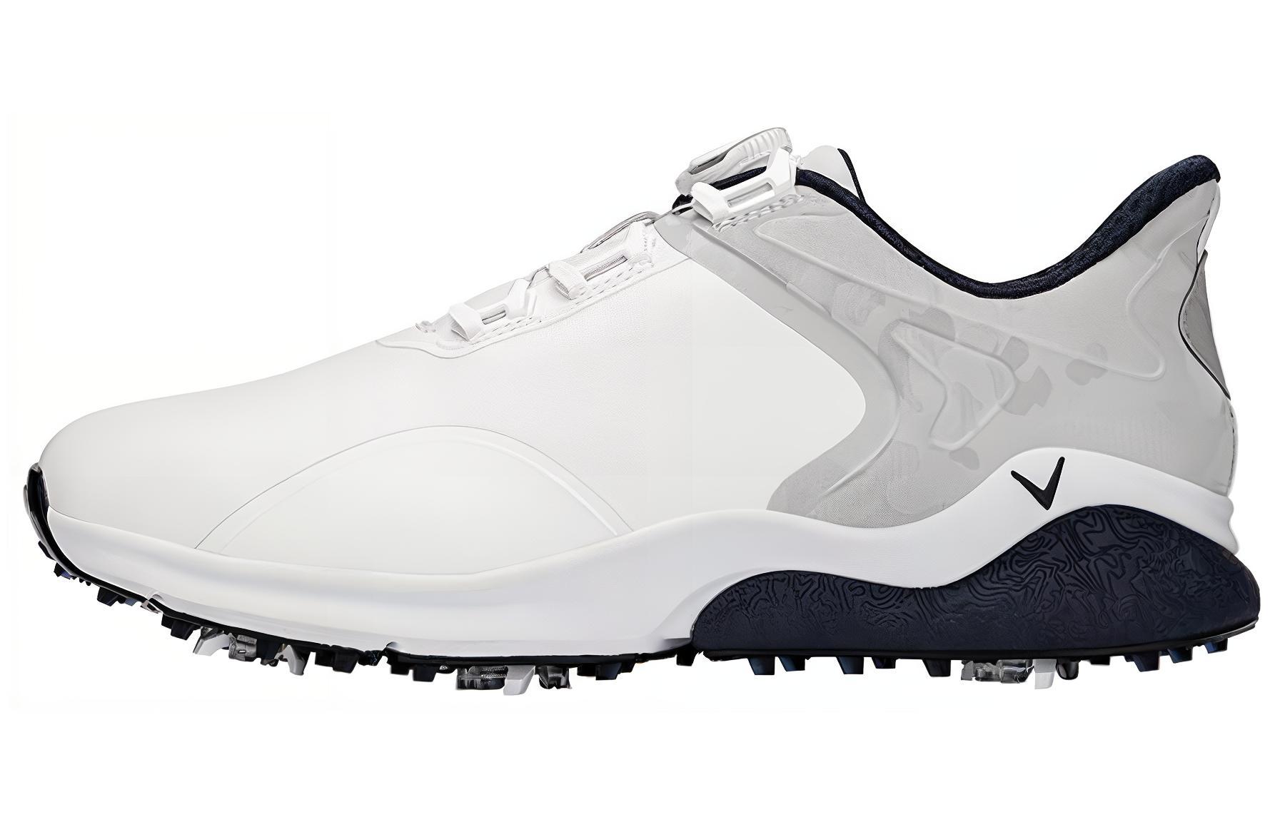 

Callaway Амортизирующие износостойкие низкие гольф-туфли мужские бело-серые - бело-серый/темно-синий, цвет White Gray/Navy Blue