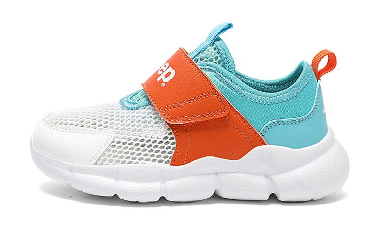 

Низкие детские повседневные кроссовки Kids' Jeep, бежево-оранжевые