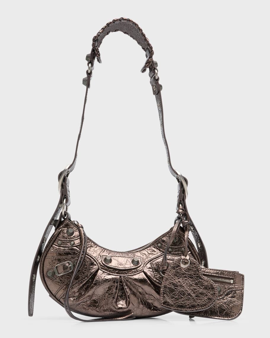 

Сумка через плечо Cagole XS с металлическими заклепками Hobo Balenciaga