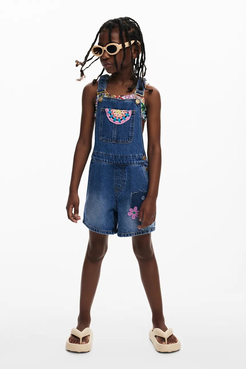 

Джинсовые комбинезоны для детей Desigual, синий