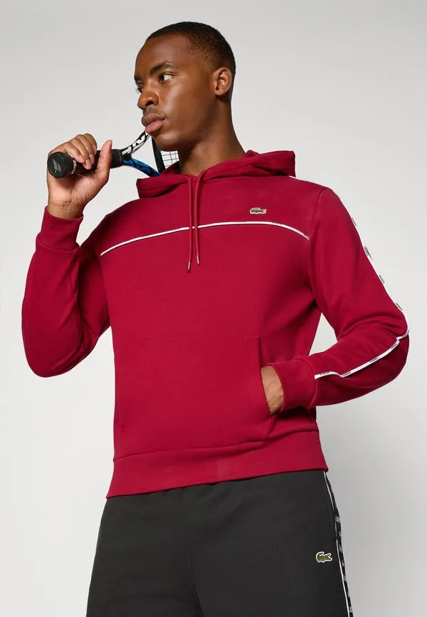 Толстовка с лентой Lacoste Sport, Bordeaux — фото 4