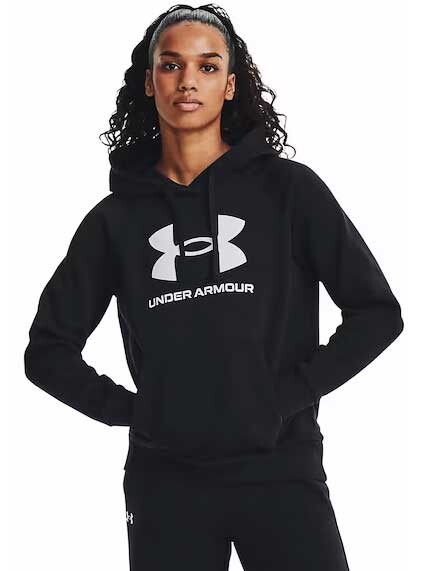 

Толстовка Under Armour Rival Fleece Big Logo Hdy, черный