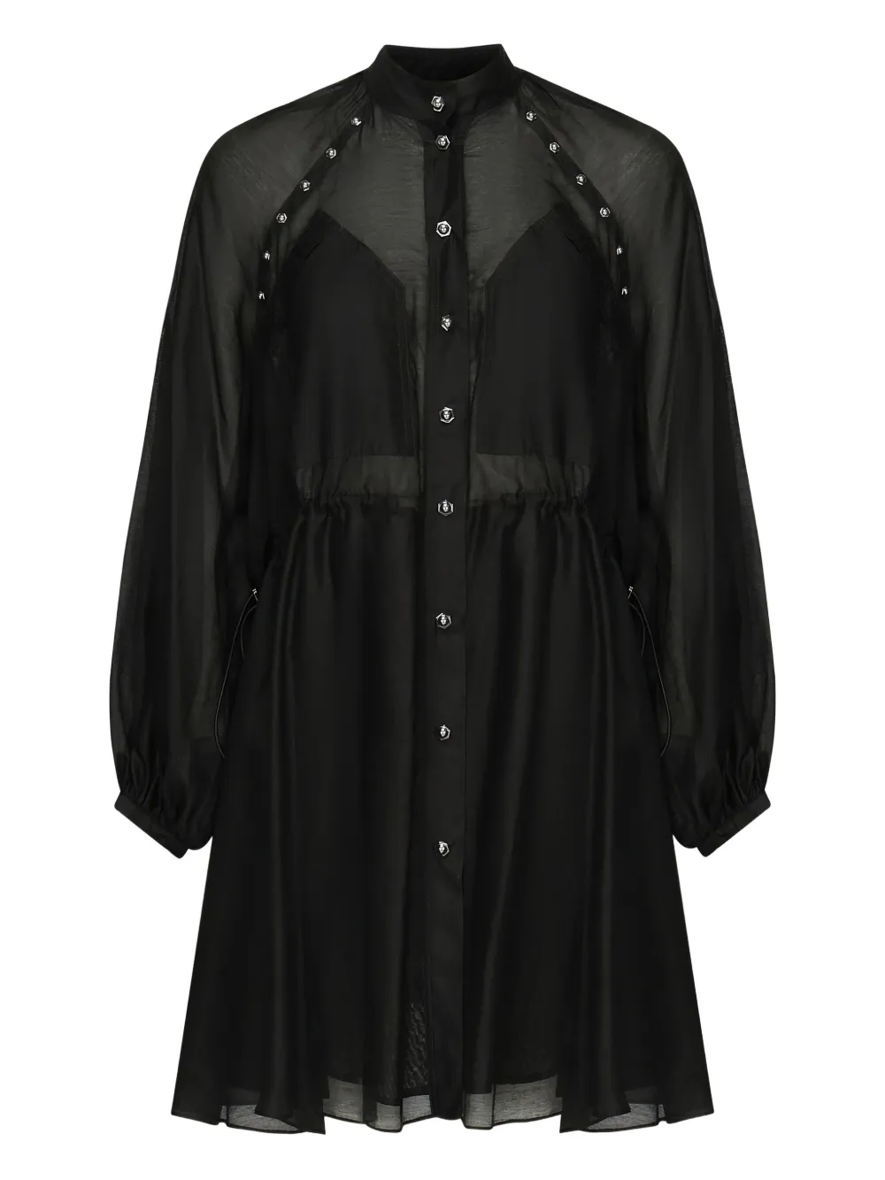 

Платье мини с декором Skull PINKO, черный