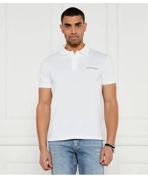 

Футболка поло Regular fit Calvin Klein Jeans, белый