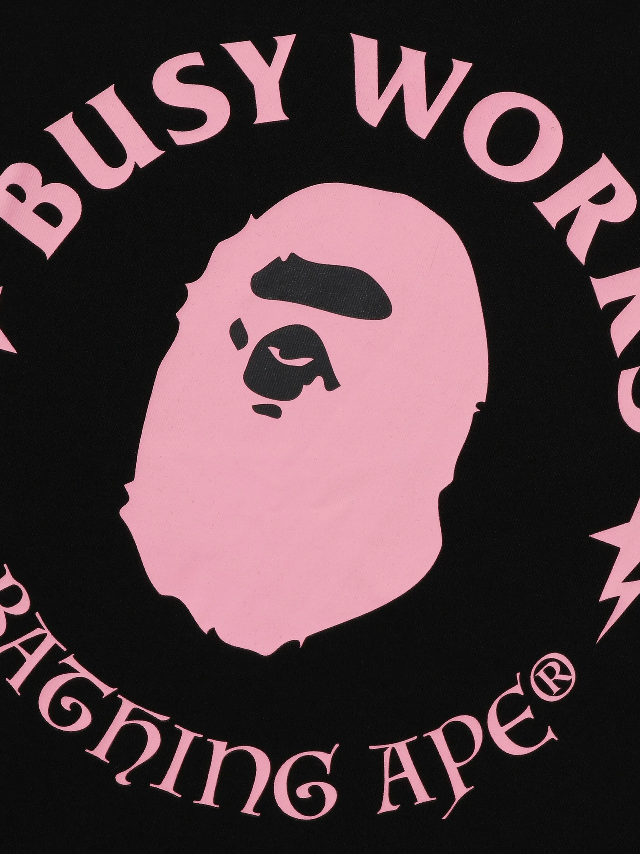 Футболка Busy Works A Bathing Ape, черный — фото 2
