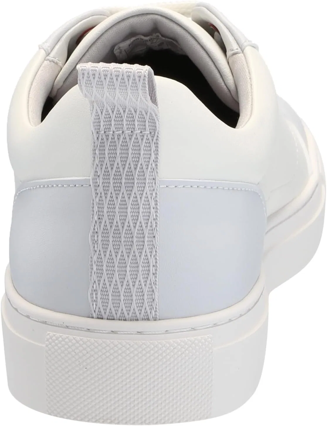 Мужские низкие кроссовки HUGO Essential из двухцветной замши, Pearl Grey White — фото 3