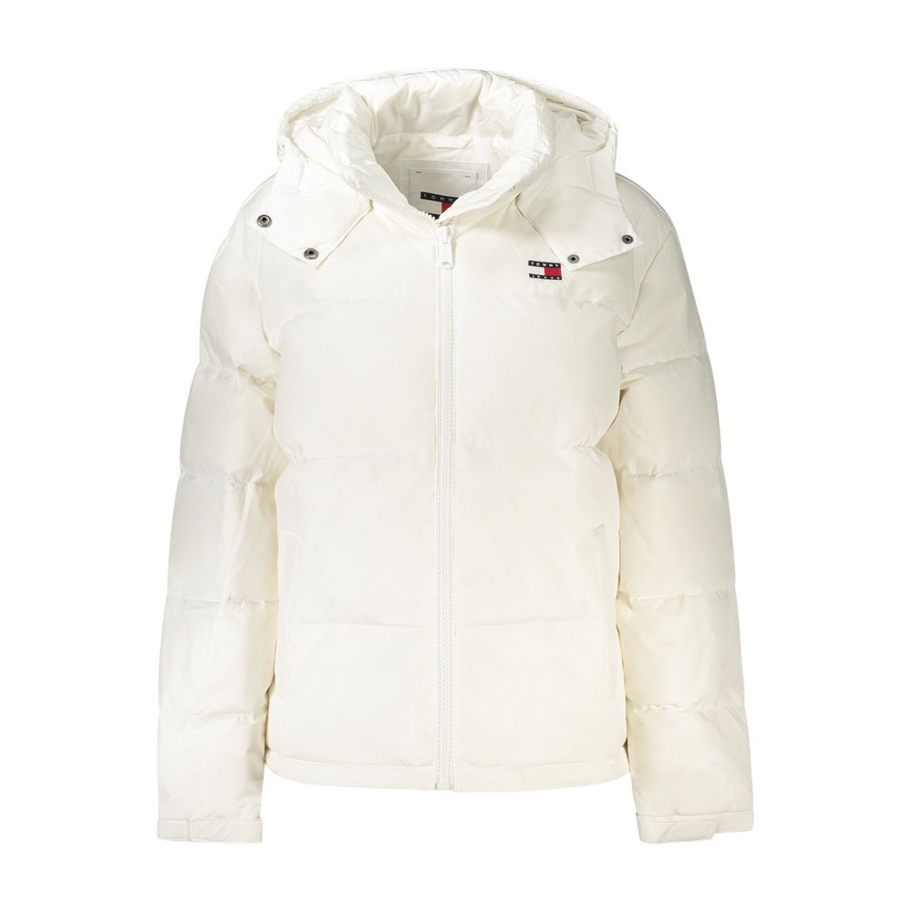 

Белая женская куртка из полиэстера Tommy Hilfiger