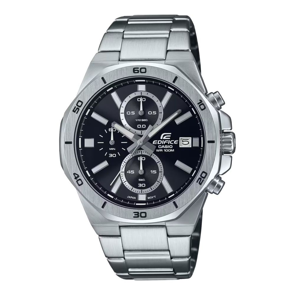 

Часы из серой нержавеющей стали Casio
