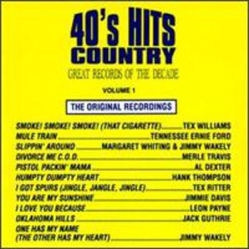 

CD диск 40's Country Hits 1 / Various: 40's Country Hits 1 / Various