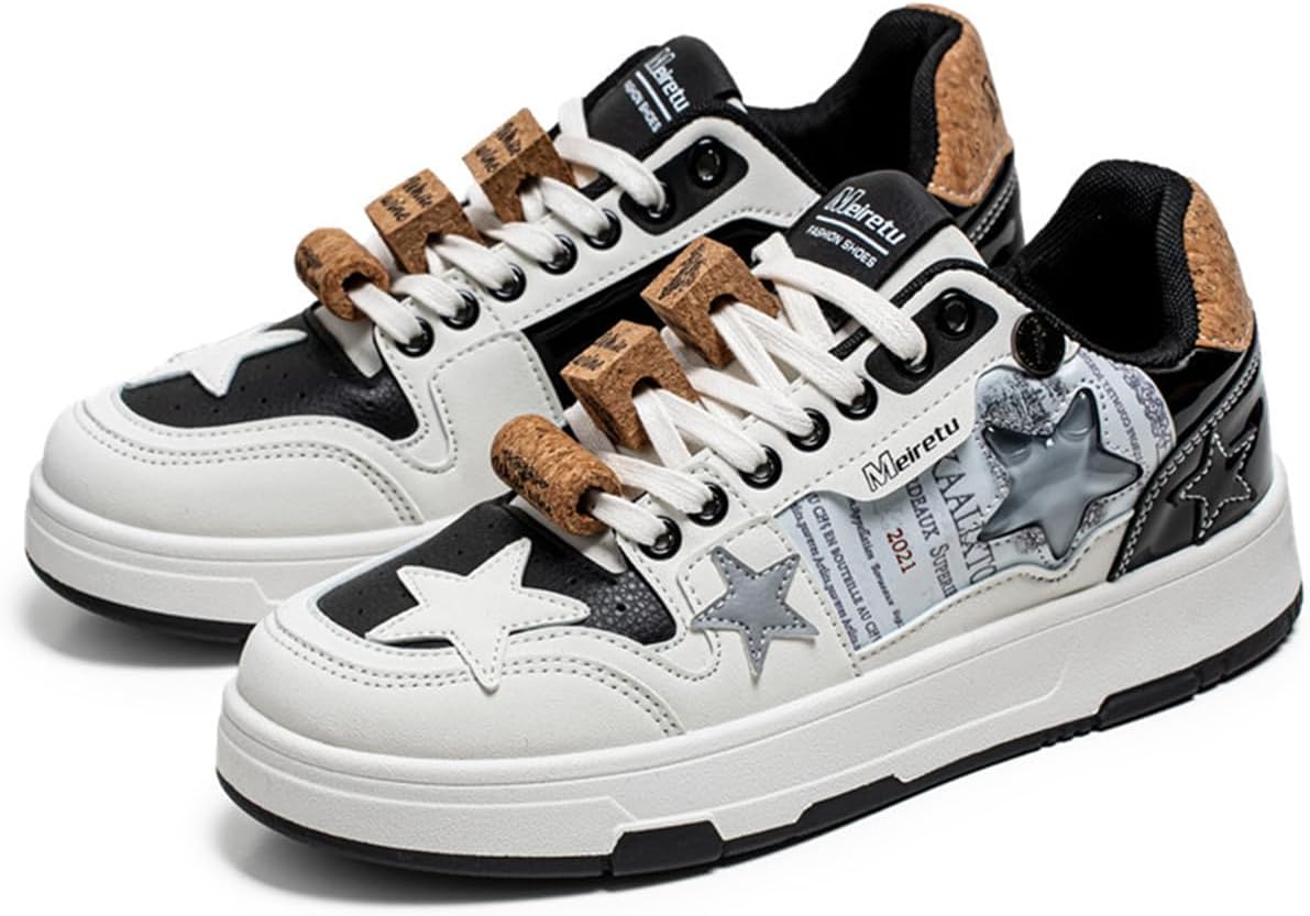 

Мужские кроссовки Y2K Star, дышащие, низкие, повседневные, легкие ходовые для уличного стиля и скейтбординга Zhoupulp, белый