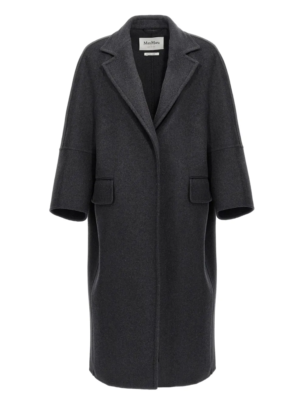 

Пальто с карманами-клапанами MAX MARA, серый