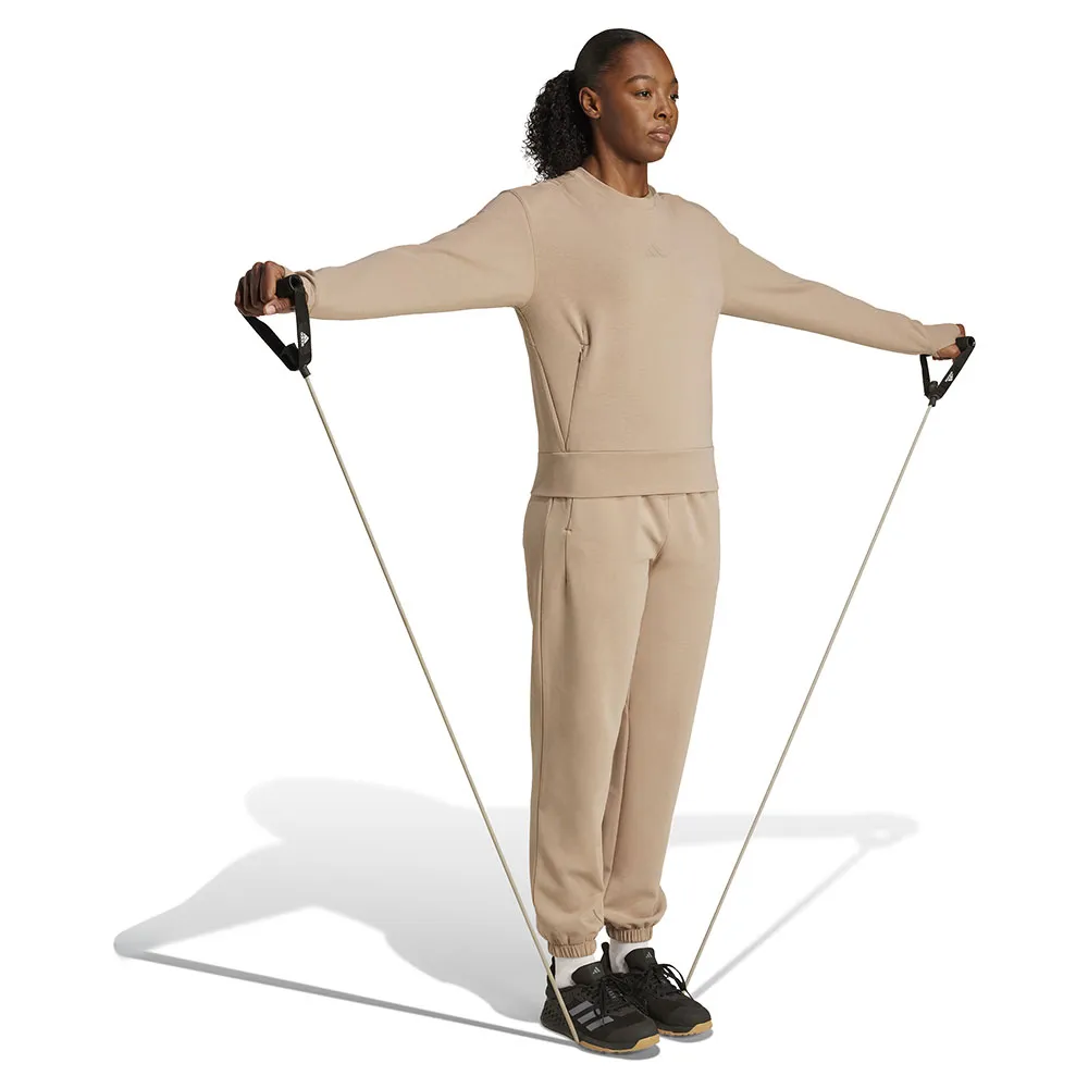 Джоггеры adidas Designed For Training Warm-Up, бежевый — фото 3