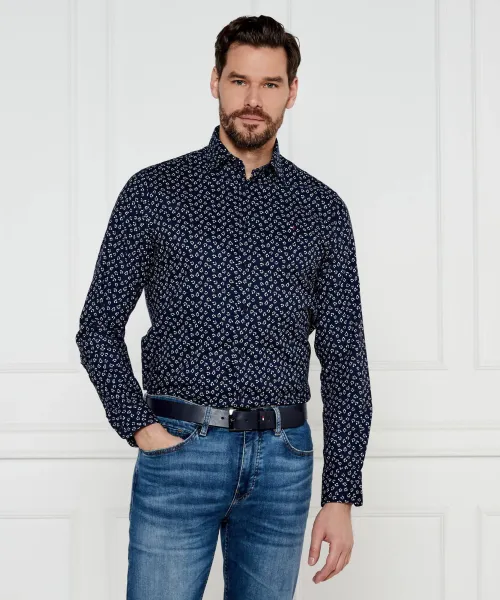 

Стираная рубашка Regular fit Tommy Hilfiger, синий