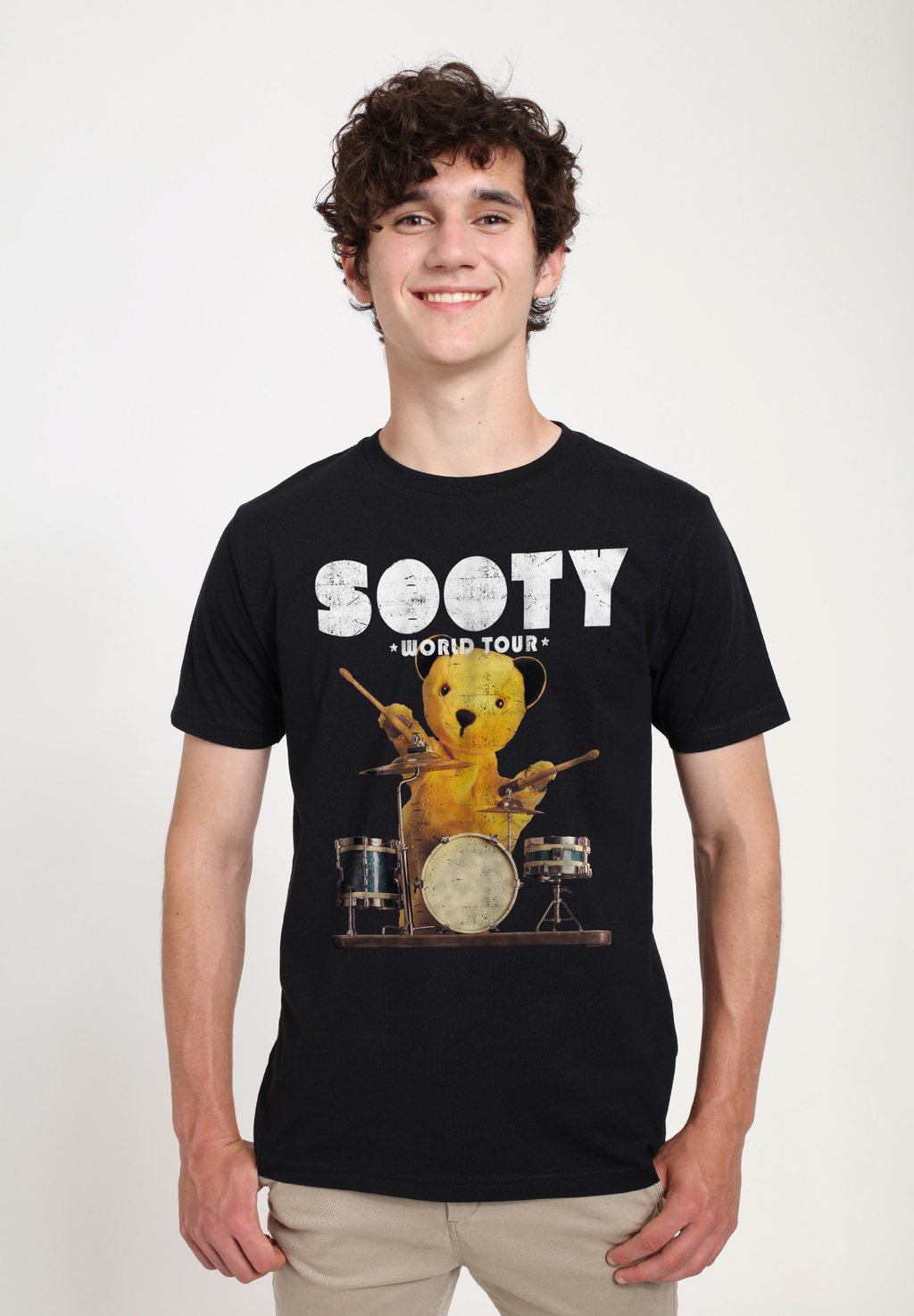 

Футболка с принтом SOOTY WORLD TOUR DRUMS Henry Tiger, черный