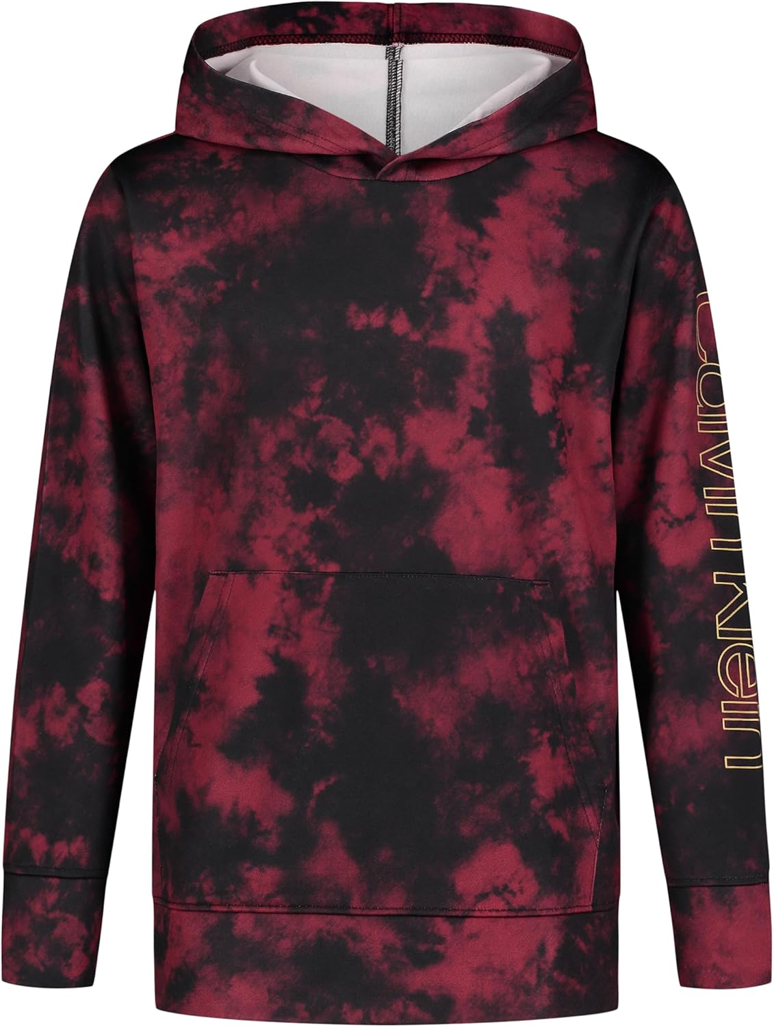 

Толстовка с длинным рукавом Calvin Klein для мальчиков, флисовая толстовка с капюшоном, Performance Red Acid