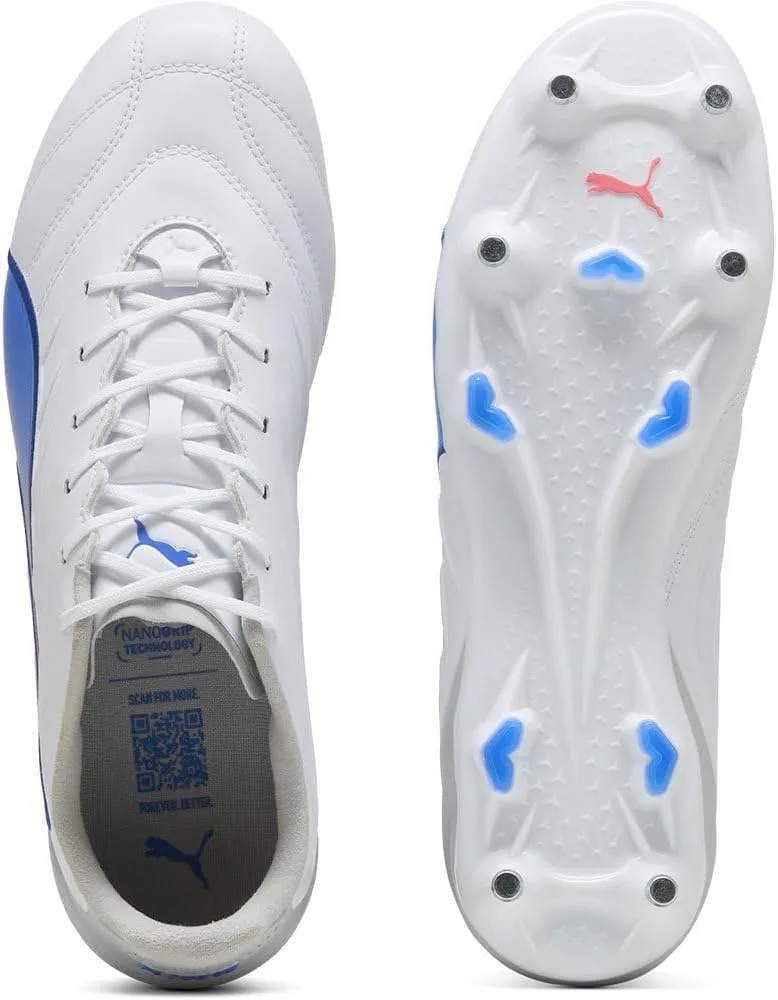 Мужские кроссовки PUMA King Pro Mxsg, белый/синий/серый — фото 2