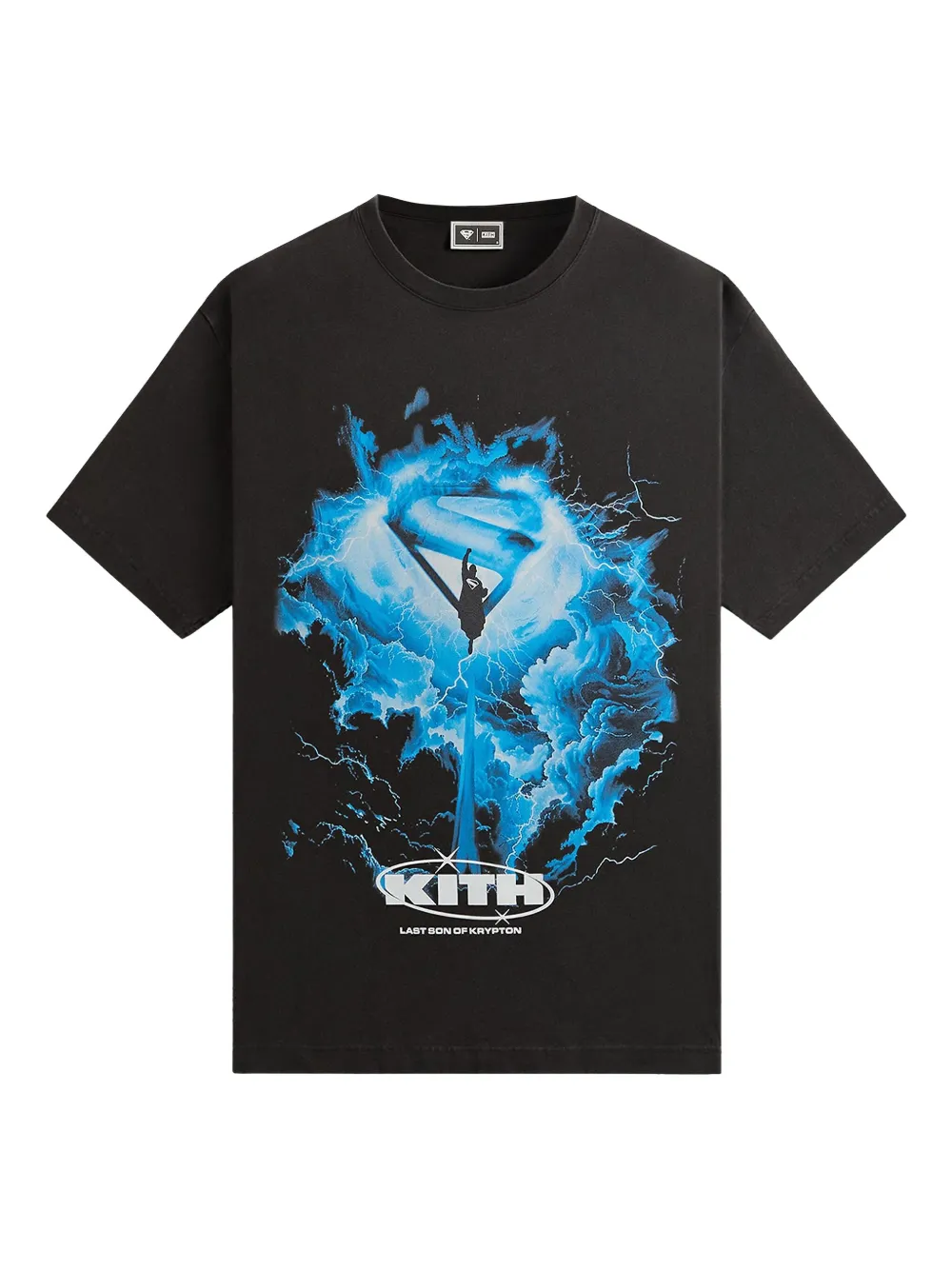 

Футболка Superman Lightning Vintage KITH, черный