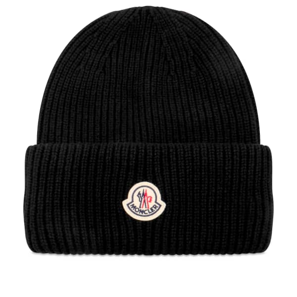 

Шерстяная кашемировая шапка Moncler, black