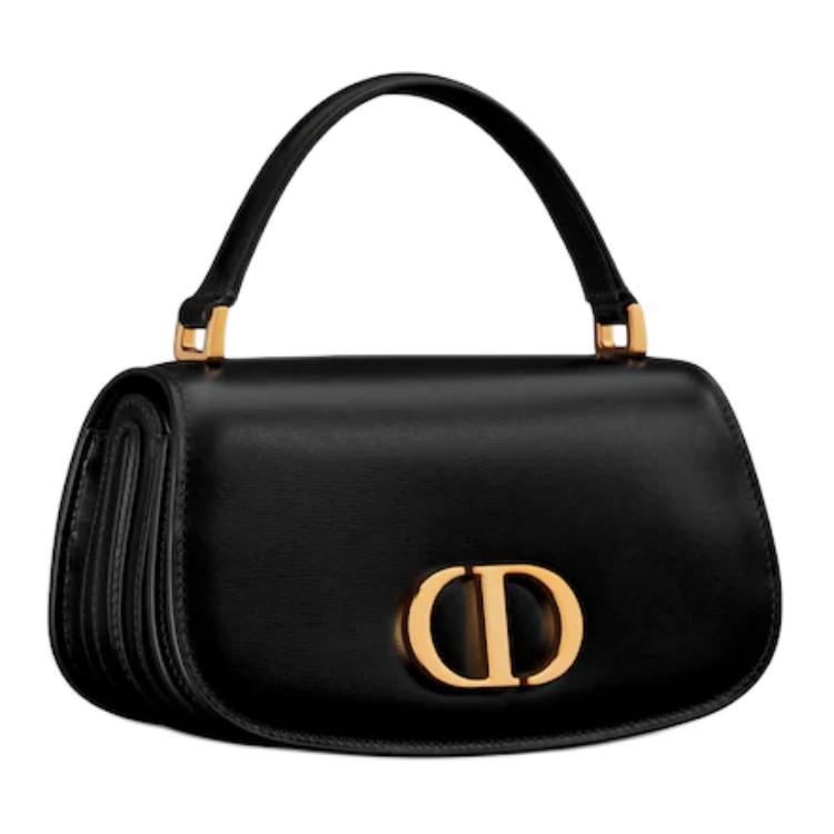Dior Женская маленькая сумка из коровьей кожи Montaigne, 30 штук, черная — фото 3
