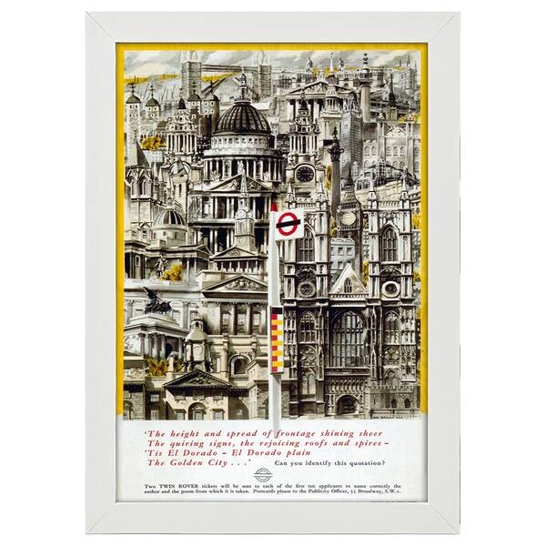 

Рамка для фотографий LegendArte Poster 1958 London Rovers, белый