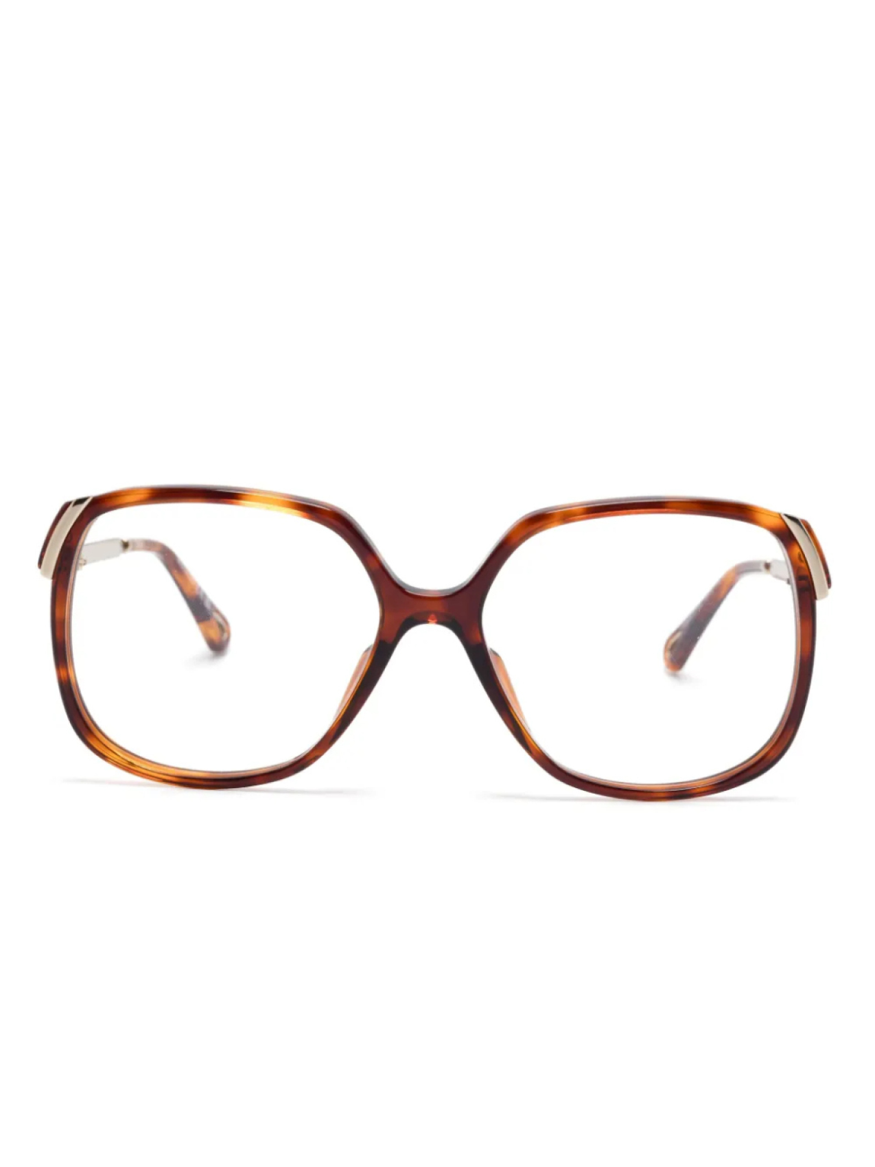 

Chloé Eyewear очки в квадратной оправе, коричневый