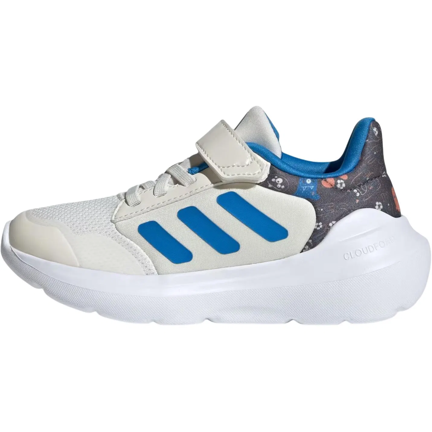 Кроссовки Tensaur Run 3.0 дышащие низкие беговые Ecru Kids Adidas