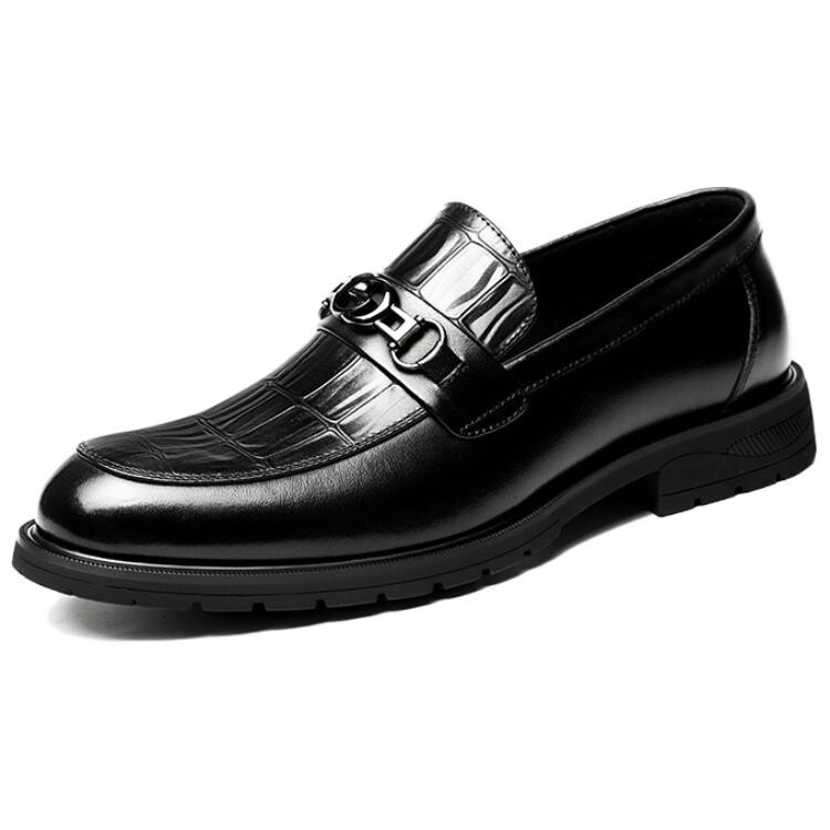 Туфли AOKANG Men's Casual Shoes Men Low-Top, черный — фото 2