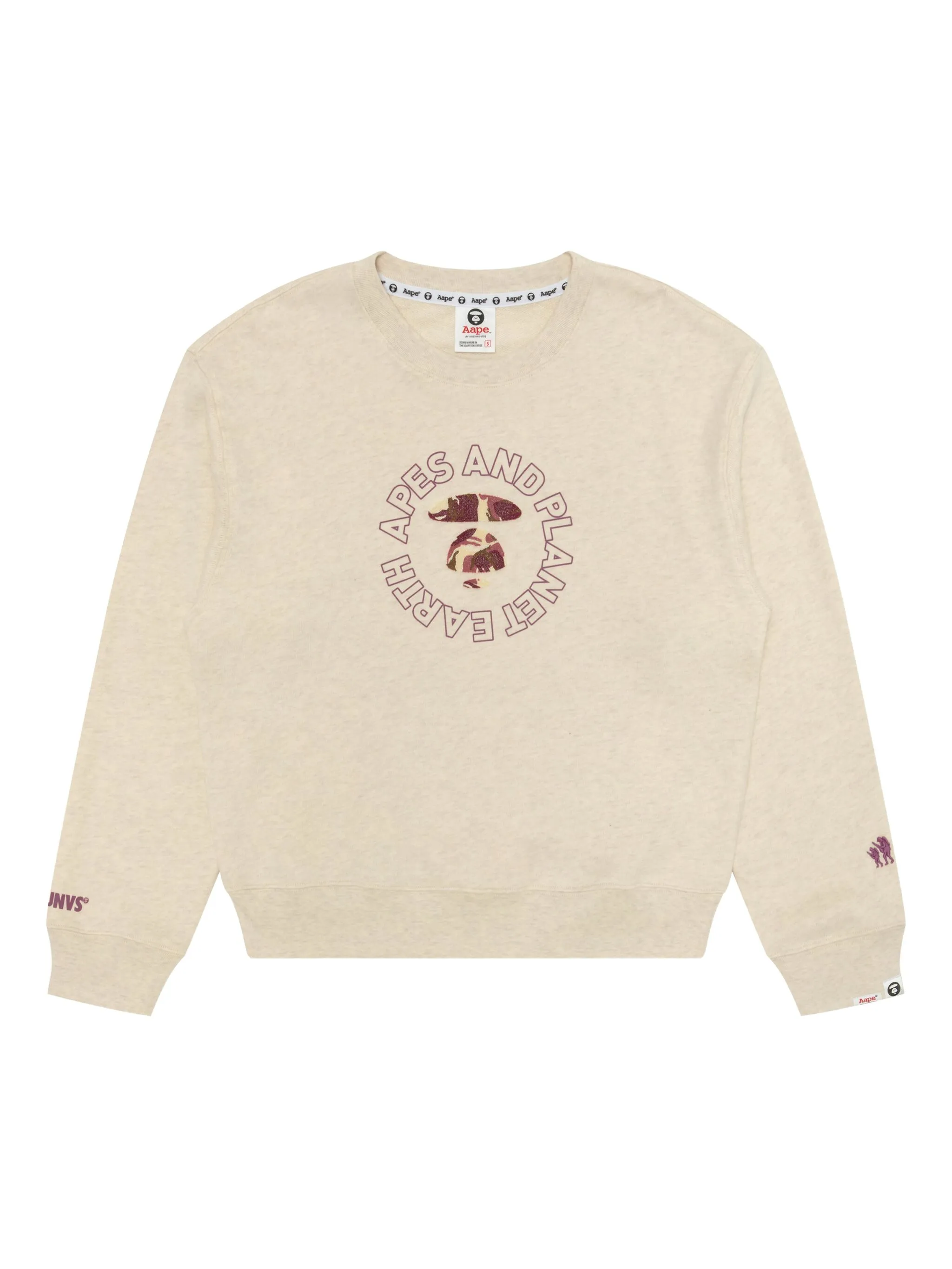 

Свитер с логотипом Aape By A Bathing Ape, бежевый